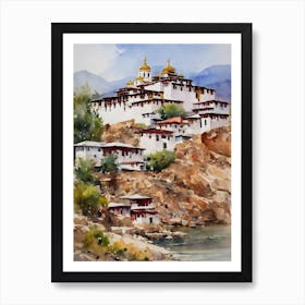 Thiksey Monastery 1 Art Print