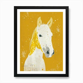 Yellow Horse 1 Art Print