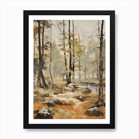 Autumn Fall Trees In The Woods 2 Poster