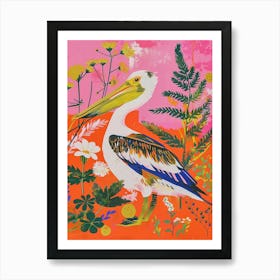 Spring Birds Pelican 2 Art Print