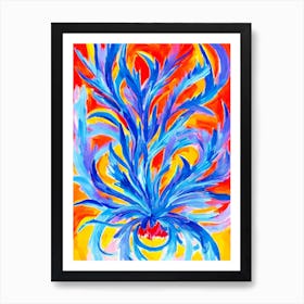 Glaucus Atlanticus (Blue Dragon) Matisse Inspired Art Print