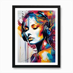 Sonic Reverie: Lost In Music Art Print