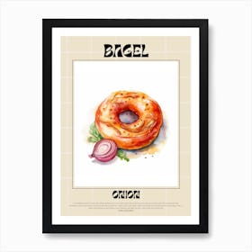 Onion Bagel 6 Art Print