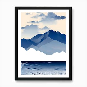 Mountains In The Sky 3 Art Print