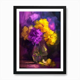 Carnations In A Vase 4 Art Print