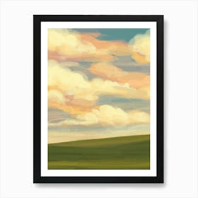 Cloudy Sky 4 Art Print