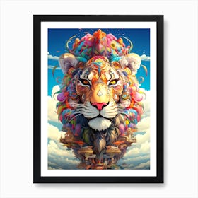 Lion In The Sky 3 Art Print