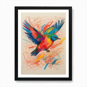 Bird In Flight Art Print