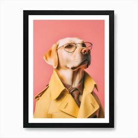 A Labrador Retriever Dog 5 Art Print