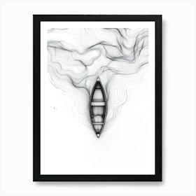 Boat In The Water Art Print