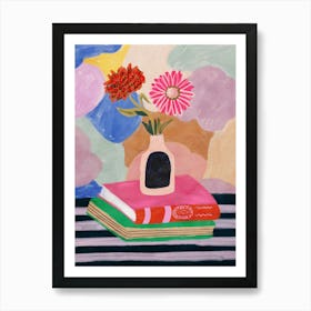 Flowers In A Vase 4 Art Print