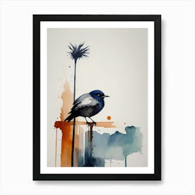 Blue Bird 2 Art Print