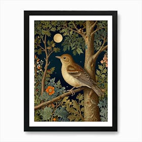 William Morris Bird In The Night Art Print