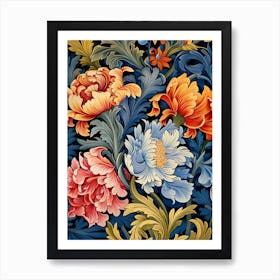 Floral Wallpaper 20 Art Print