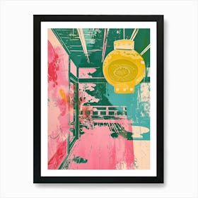 Yamanouchi Japan Duotone Silkscreen Art Print