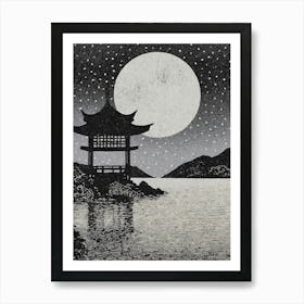 Asian Pagoda Art Print