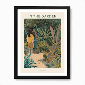 In The Garden Poster Leu Gardens Usa 2 Art Print