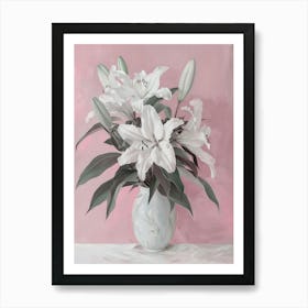 A World Of Flowers Lilies 1 Painting Art Print