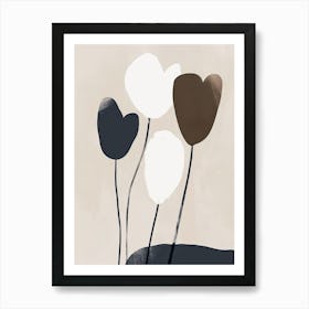 Soft Resonance Minimalist Style Art Print