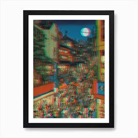 Asian Street Scene 2 Art Print