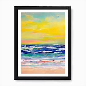 Boracay Beach, Philippines Bright Abstract Art Print