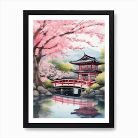 Japanese Pagoda Art Print