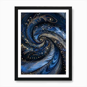 Galaxy Swirl Art Print