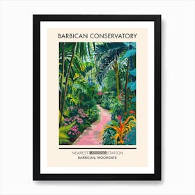 Barbican Conservatory London Parks Garden 1 Art Print