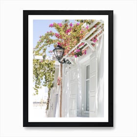 Greek Island Corner Art Print