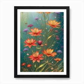 Lotus Flower 12 Art Print