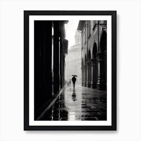 Modena, Italy,  Black And White Analogue Photography  2 Art Print