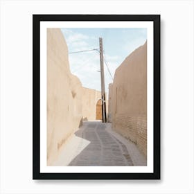 Narrow Alley In A Deserted Village Art Print