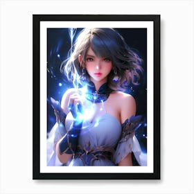 Sexy Anime Girl Art Print