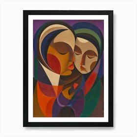 Mother And Child 3 Art Print