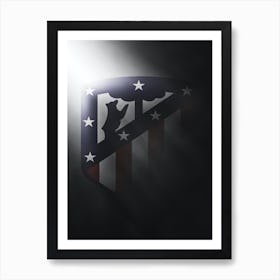 Atletico Madrid Spain Football Poster Art Print