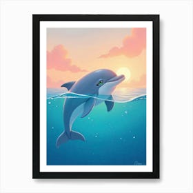 Dolphin Painting Art Print