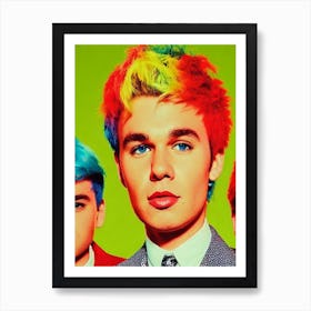 5 Seconds Of Summer Colourful Pop Art Art Print