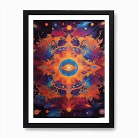 Psychedelic Tapestry Art Print