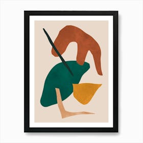 Modern expressionist 2 Art Print