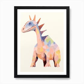 Nursery Dinosaur Art Chasmosaurus 1 Art Print