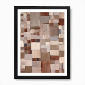 Earthen Grid Art Print