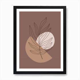 Abstract Leaf Art Print