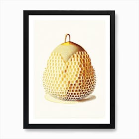 Pollen Beehive 4 Vintage Art Print