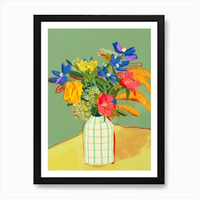 Vase Of Flowers 13 Art Print