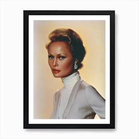 Faye Dunaway Retro Collage Movies Art Print