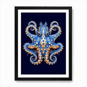 Southern Blue Ringed Octopus 1 Art Print