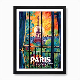 Paris Mon Amour 4 Art Print