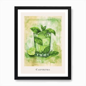 Caipirinha Tile Poster 2 Art Print