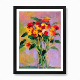 Stylophora Matisse Inspired Flower Art Print