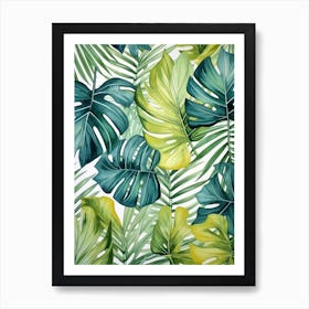 Tropical Leaves 9 Art Print